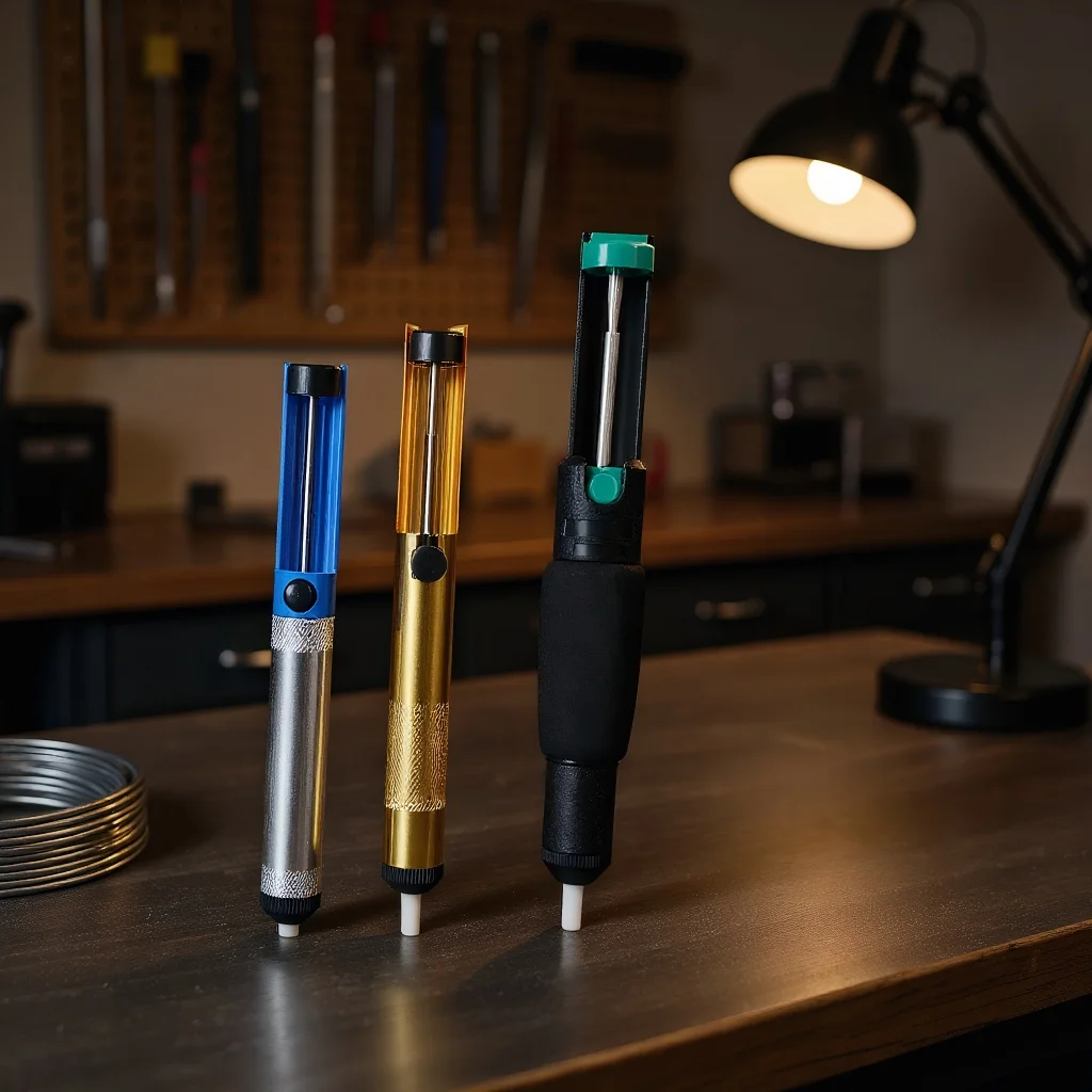 

Высокоэффективный оловоотсос, алюминиевый аспирационный пистолет для быстрого удаления припоя в ремонте электроники