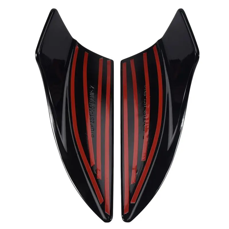 AU65-1 Set Front Bumper Lip Angle Kit Spoiler Splitters Diffuser For C-Class W206 AMG C200 C260 C43 Brabus Black
