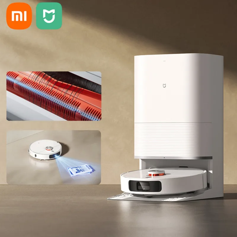 XIAOMI MIJIA Omni روبوت مكنسة كهربائية M30S D103CN التطهير كنس تجفيف مناديل التنظيف التلقائي جمع الغبار الصرف المياه