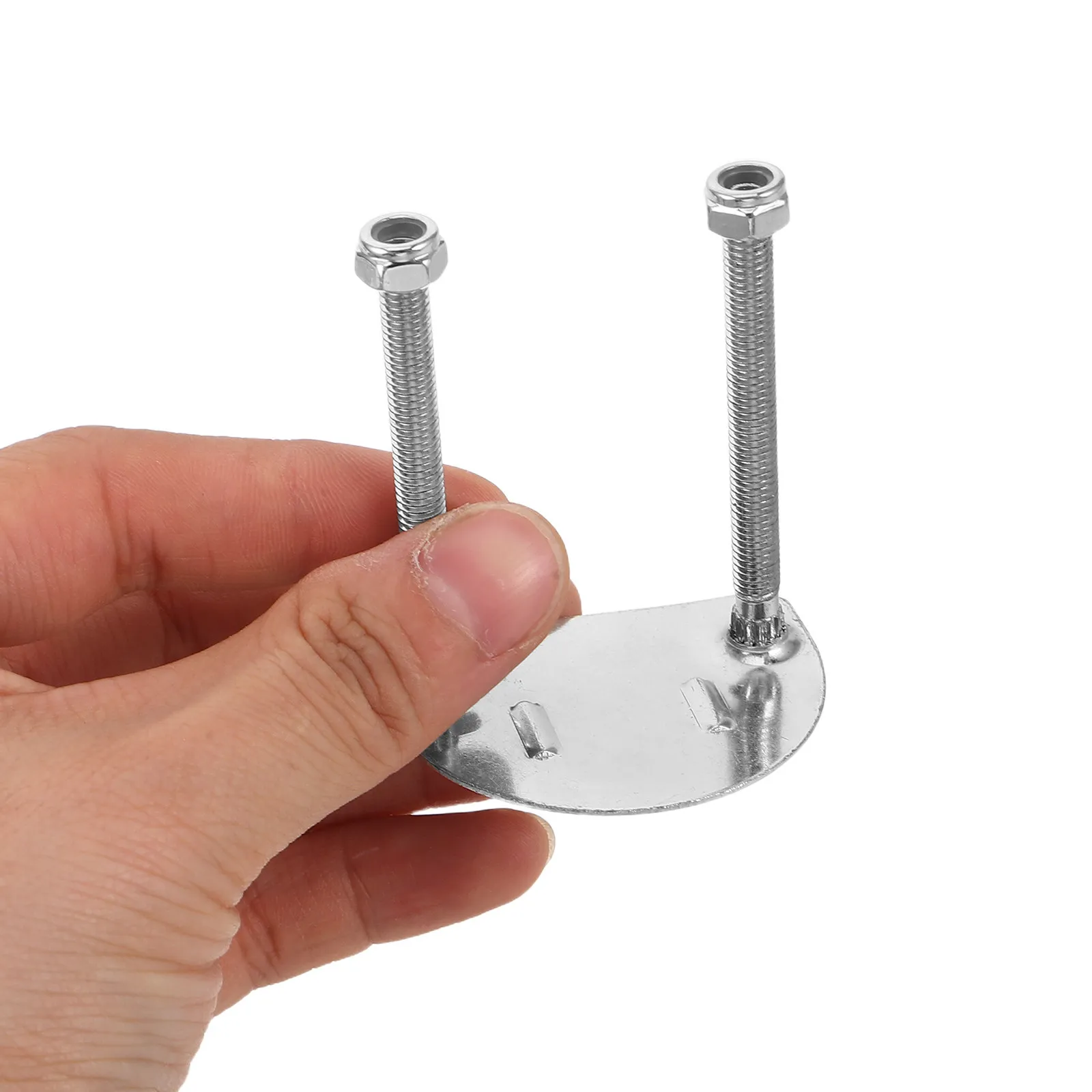 8Pcs Roller Skate Hardware Stainless Steel Bracket Plates Four Wheel Skates Double Row Skate Base Accessories Mounting Kit