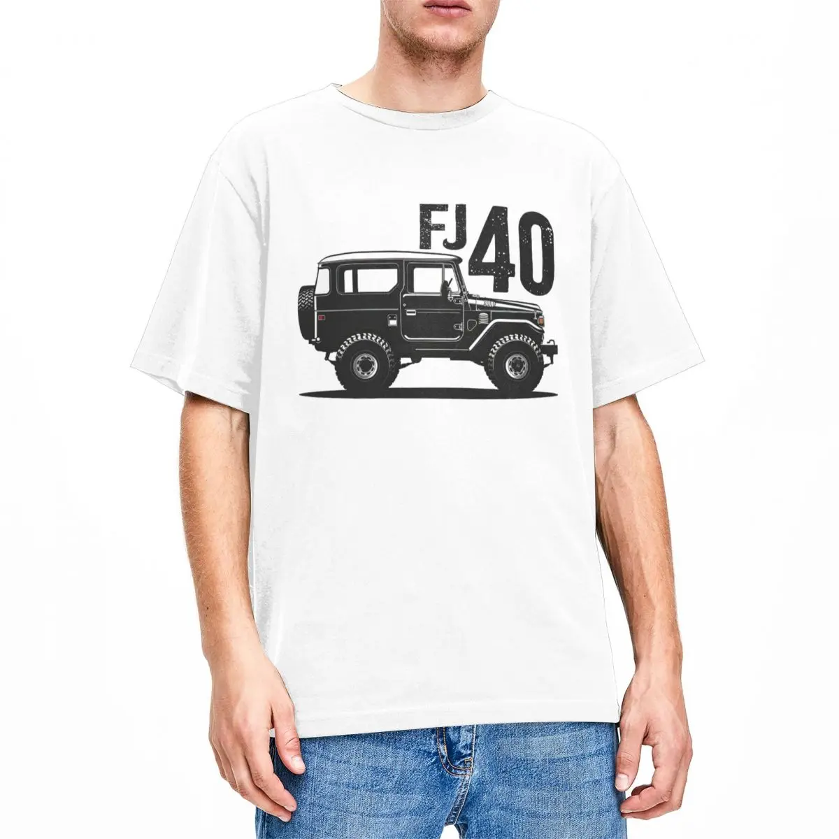 Men Land Cruiser FJ40 T Shirts Accessories Landcruiser FJ 40 Off Road Pure Cotton T-shirt Clothes Funny Tee Shirt New Arrival