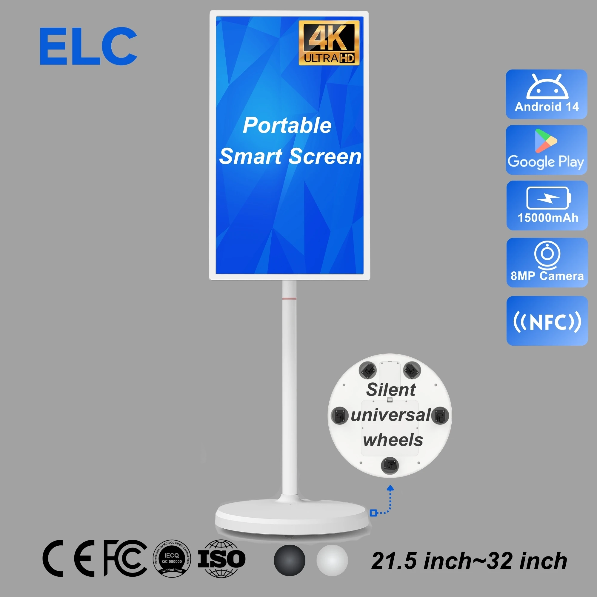 Flagship RK3576S 4G+64G Smart Moving Display 32