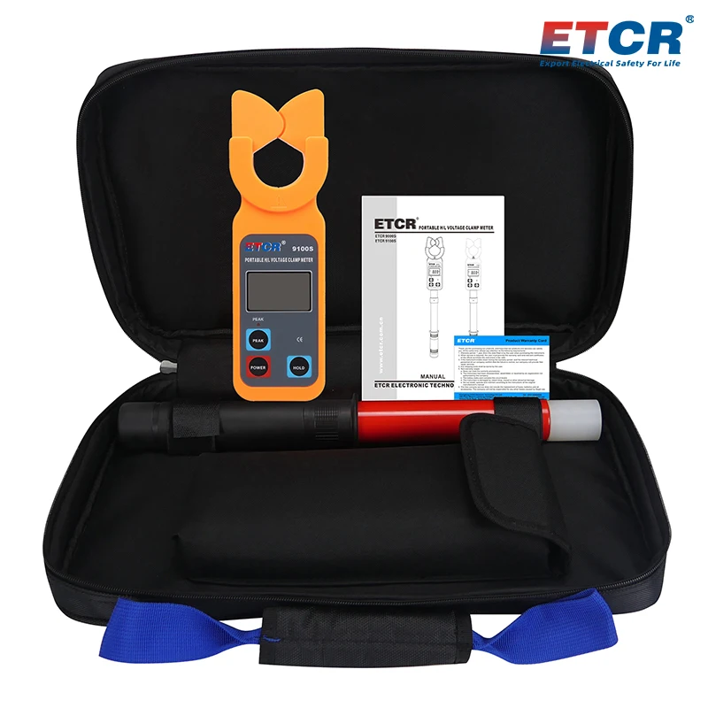 ETCR9100S Type Portable H/L Voltage Clamp Current Meter Commonly Used for Outdoor Work