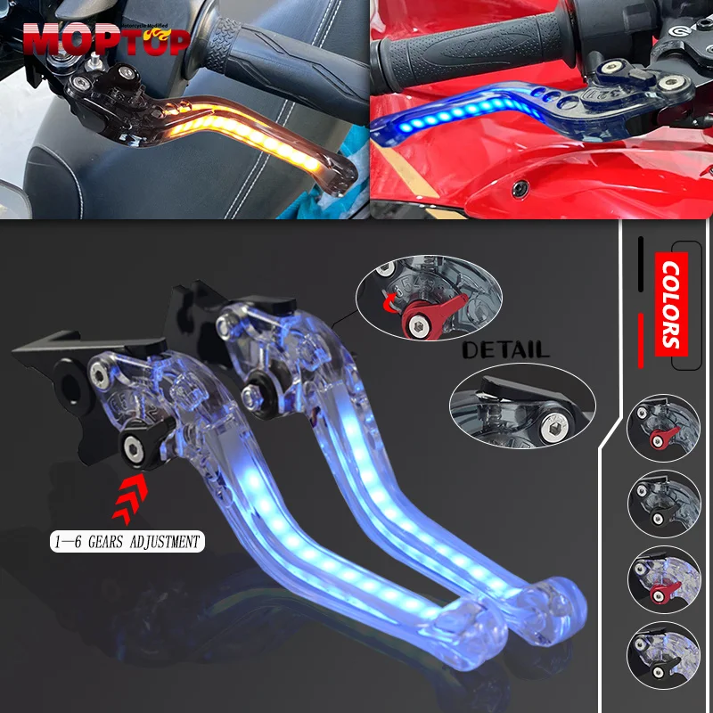 Hot Sale For YZFR125 R125 yzfr15 2012-2013 Motorcycle Always-on Turn Signal Light Short Brake Clutch Levers Handlebar Grip