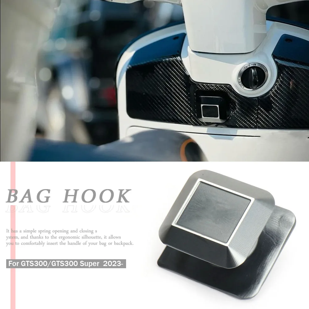 

New Motorcycle Helmet Hook Luggage Bag Hook Gadget Glove Hooks For Vespa GTS300 Super Gts300 gts300 GTS 300 SUPER 2023 2024