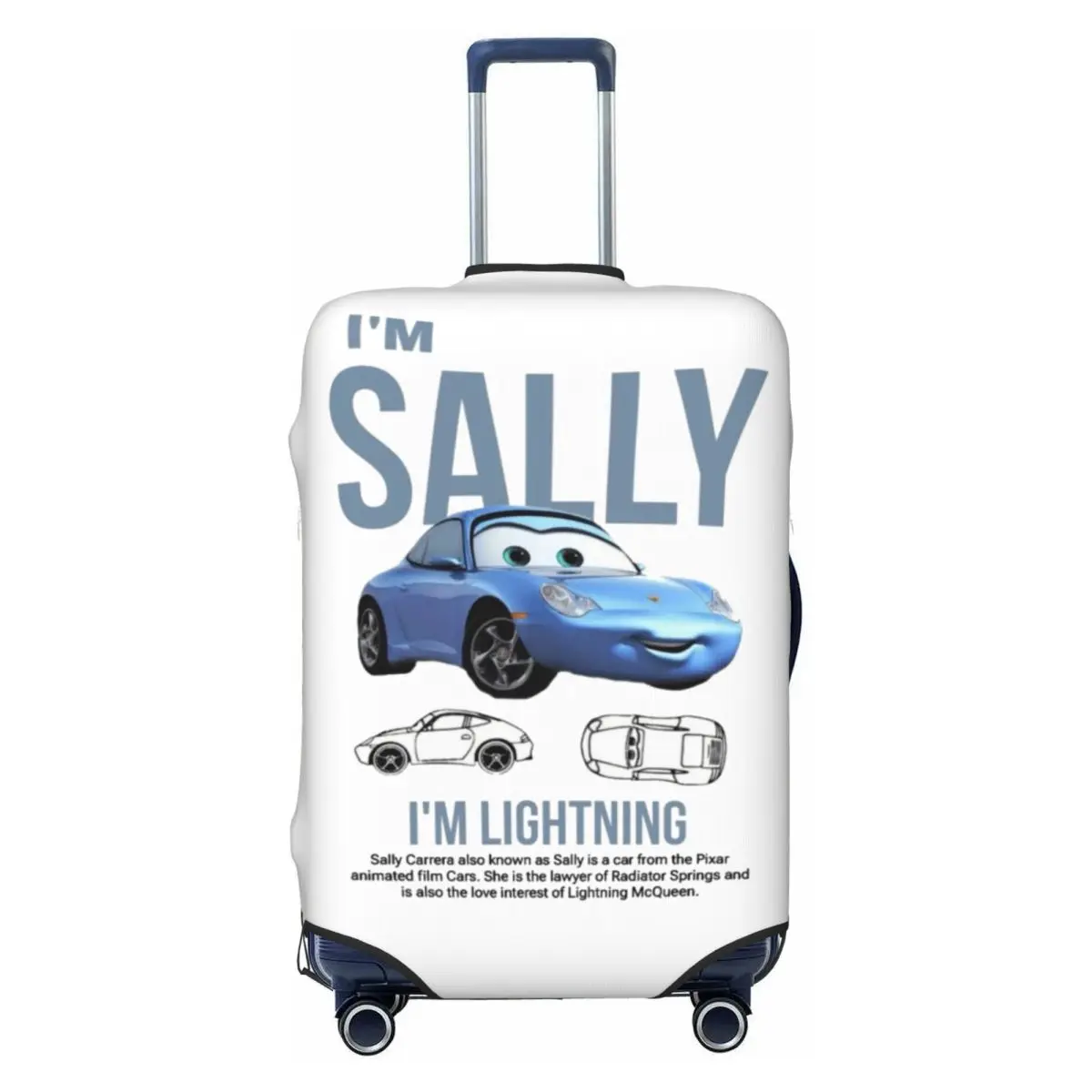 

Пользовательский чехол для багажа Lightning McQueen Sally Carrera, милый защитный чехол для дорожного чемодана для 18-32 дюймов