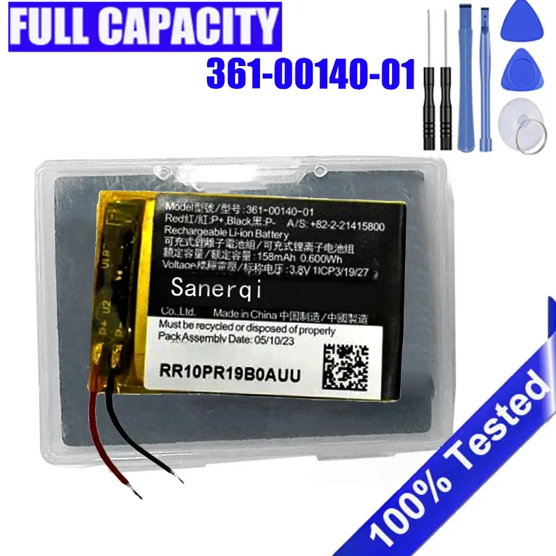 

Full New Watch Battery 361-00140-01 For Garmin Forerunner 55 Forerunner 158 GPS watch Replacement Battery + Tools