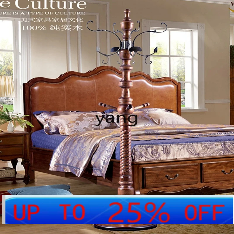 LH  solid wood coat rack living room bedroom floor decorative rack disc