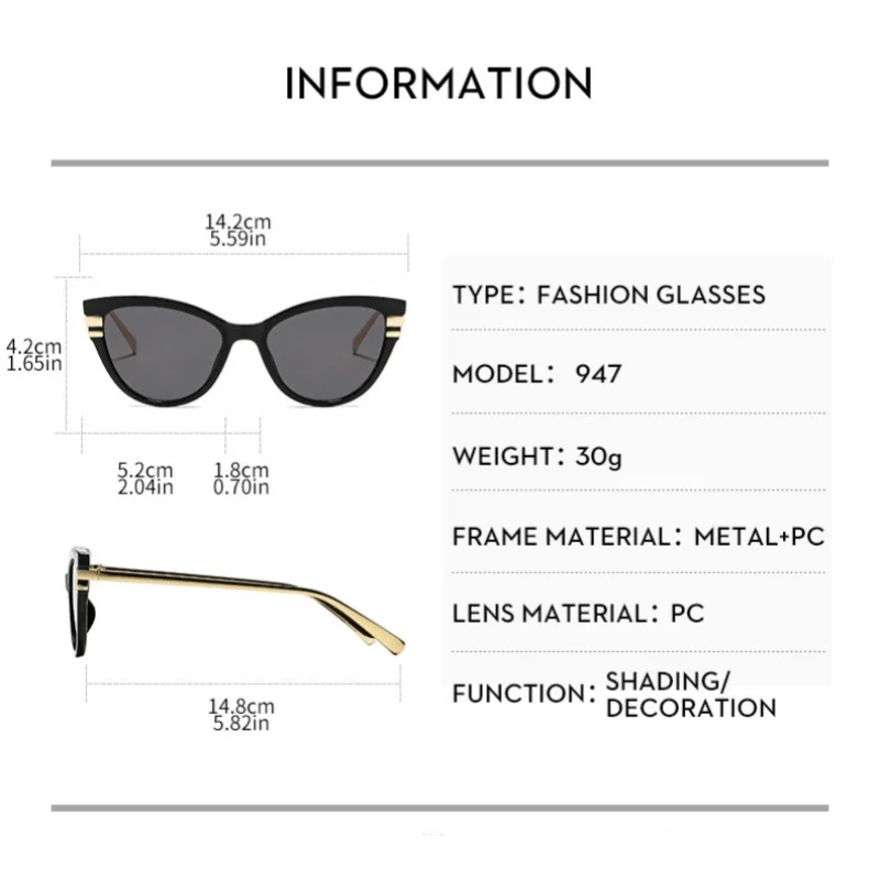 Fashion Cat Eye Sunglasses Women Men Leopard Green Sun Glasses High Travel Trendy Shades UV400 Eyewear