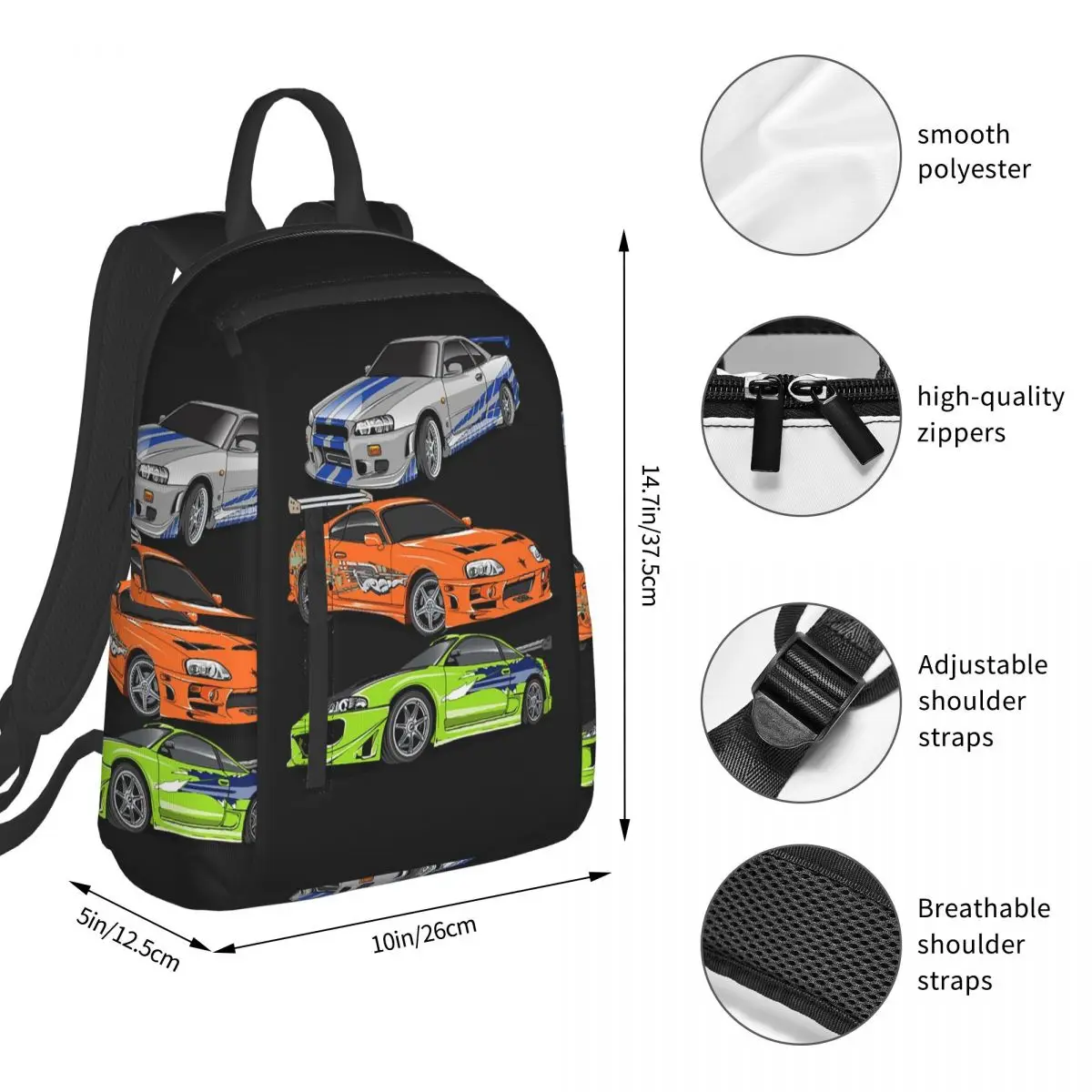 Brian_O_amp_s Connor!!! Gift Perfect Backpack Student BookBag Kids School Bag Computer Shoulder Bags Men Women