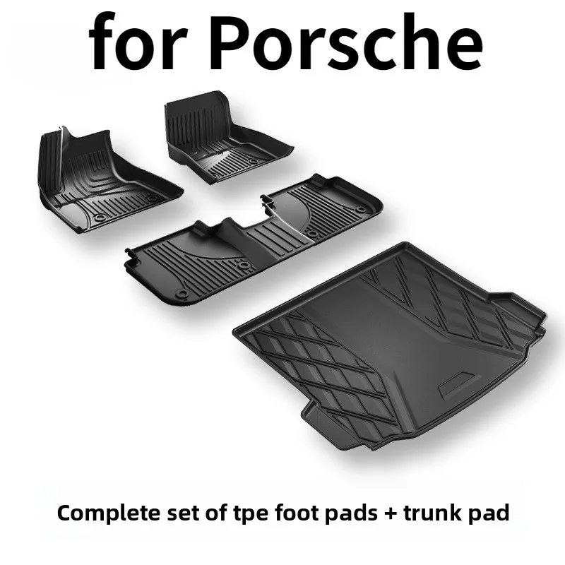 TPE car mats suitable for Porsche Cayenne, Panamera, Macan