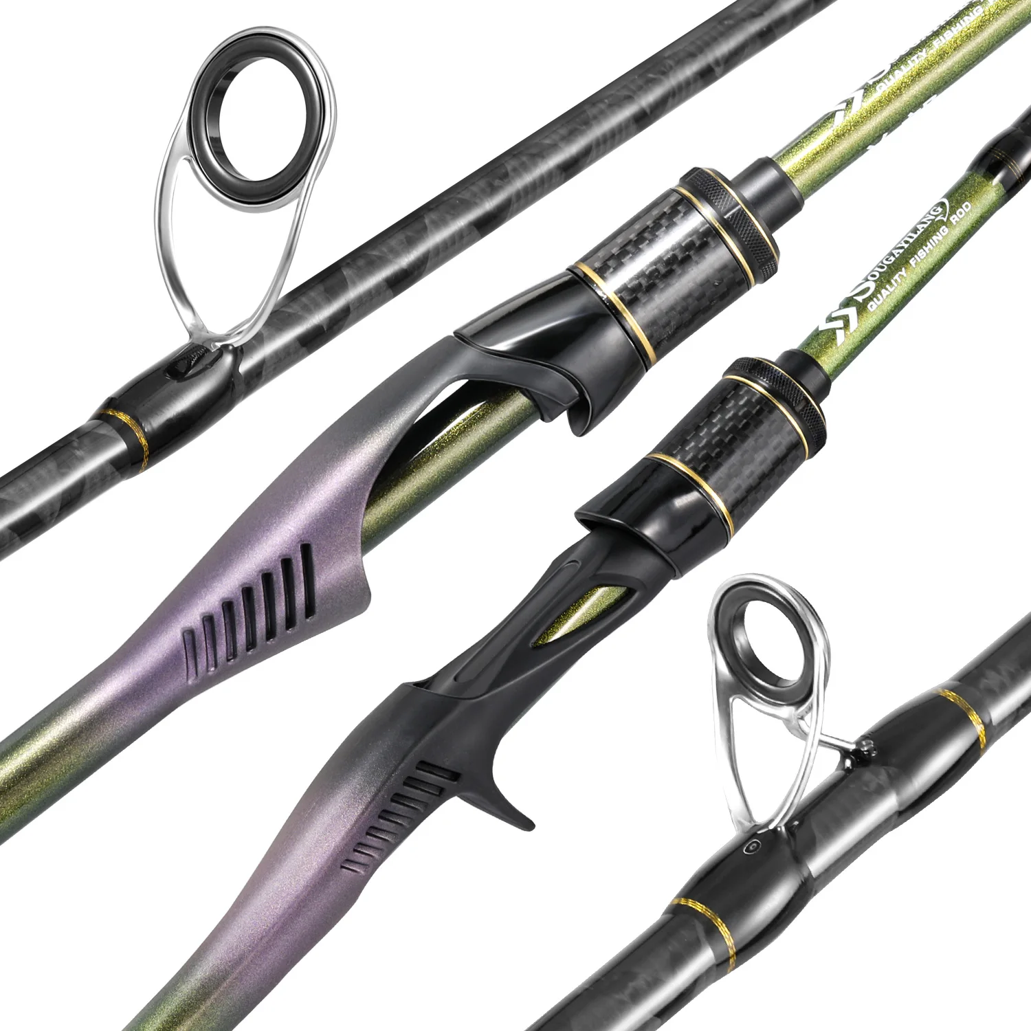 Caña Sougayilang 1.8m MH Spinning – Punta carbono y guías SIC - imagen 4