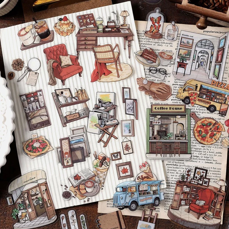 

Mr Paper 60 шт./пакет Time Walker Series набор наклеек для домашних животных Kawaii канцелярские наклейки DIY справочник скрапбук дневник карты