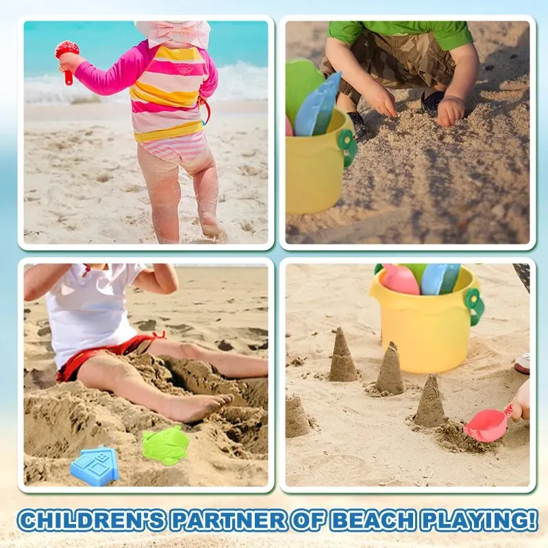 11 Pcs Beach Sand Toy Set Outdoor Summer Game Children Gift For Kids Toddlers Boys And Girls Birthday Gifts For Childrens