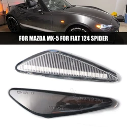 2X Dynamic Turn Signal Light Side Marker Repeater Lamp Indicator For Mazda Miata MX5 ND RX-8 6 Atenza GH 2008-2012 5 Premacy CW