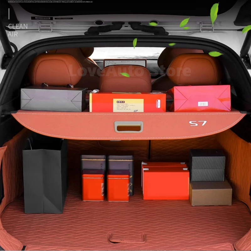 

Для Changan Deepal S7 S07 2023 2024 2025: Шторка-разделитель багажника, задняя перегородка, аксессуары для хранения и защиты