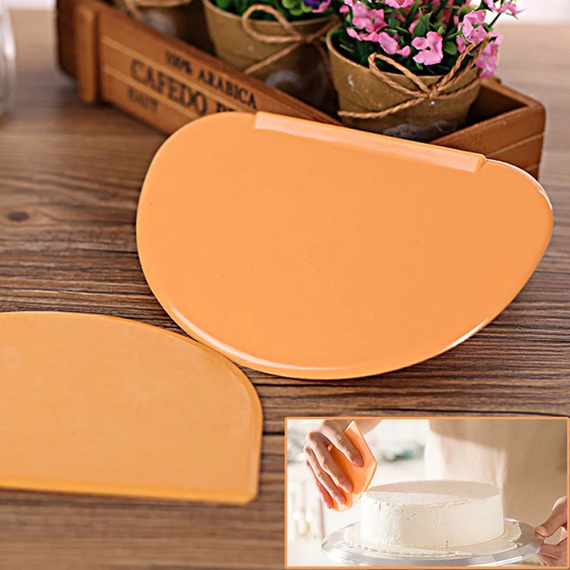 

1Pcs Kitchen Scraper Spatula Flexible Flat Edge Mixing Dough Cutter For Pizza Pastry Cake Decoration Icing Bread Baking Fondant
