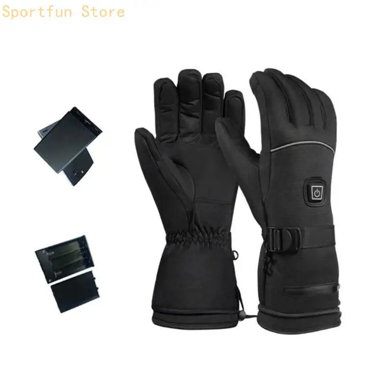 

X7JD Electric Heated Gloves, Winter Hand Warmer Gloves, Touching Screen Ski Gloves for Women Men, Batteries Not Included