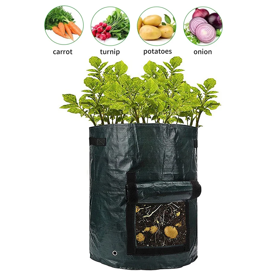 Tomato Growing Bag Garden Pot Large External Pot Gardening Accessories Cultivation Plant Grow Bags Planters Plants Compost Tools