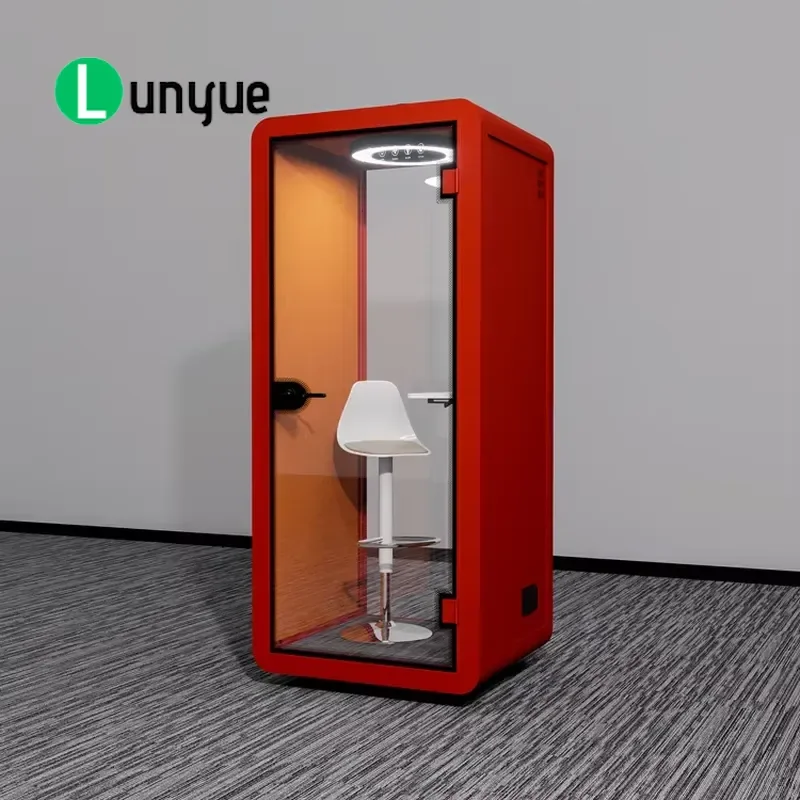 Modern Aluminum Alloy Frame Soundproof Office Pod for Corporate Strategic Planning Professional Telephone Calls Private
