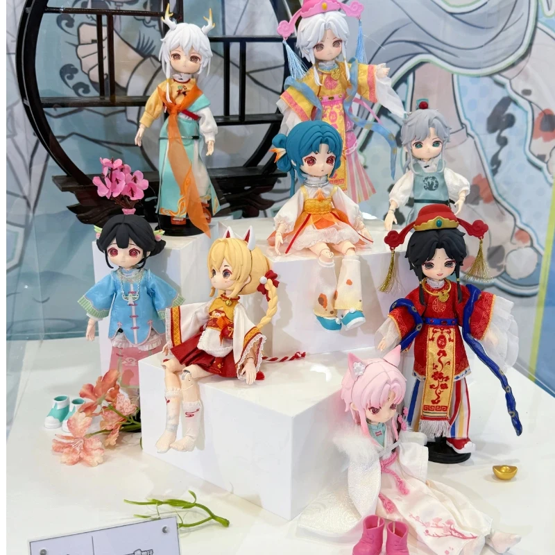 

Подлинная серия Nagi Step Whispering Wind, слепая коробка, милая кукла Bjd, кавайная игрушка, украшение для рабочего стола, прекрасная модель, гаражный комплект, подарок