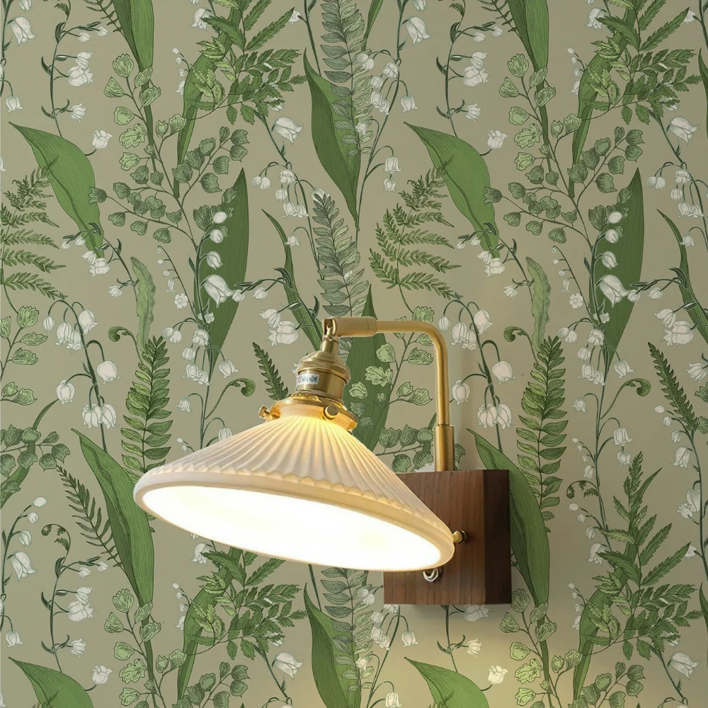 

Green Leaf Wallpaper Peel and Stick Wallpaper Stickers Self Adhesive Wall Paper Roll Removable Contact Paper Home Decoration