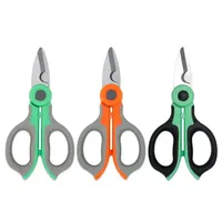 Dobeli Stainless Steel Blade Straight Head Electrician Tools PP TPR Handle Wire Iron Fish Line Cable Scissor Household Multitool