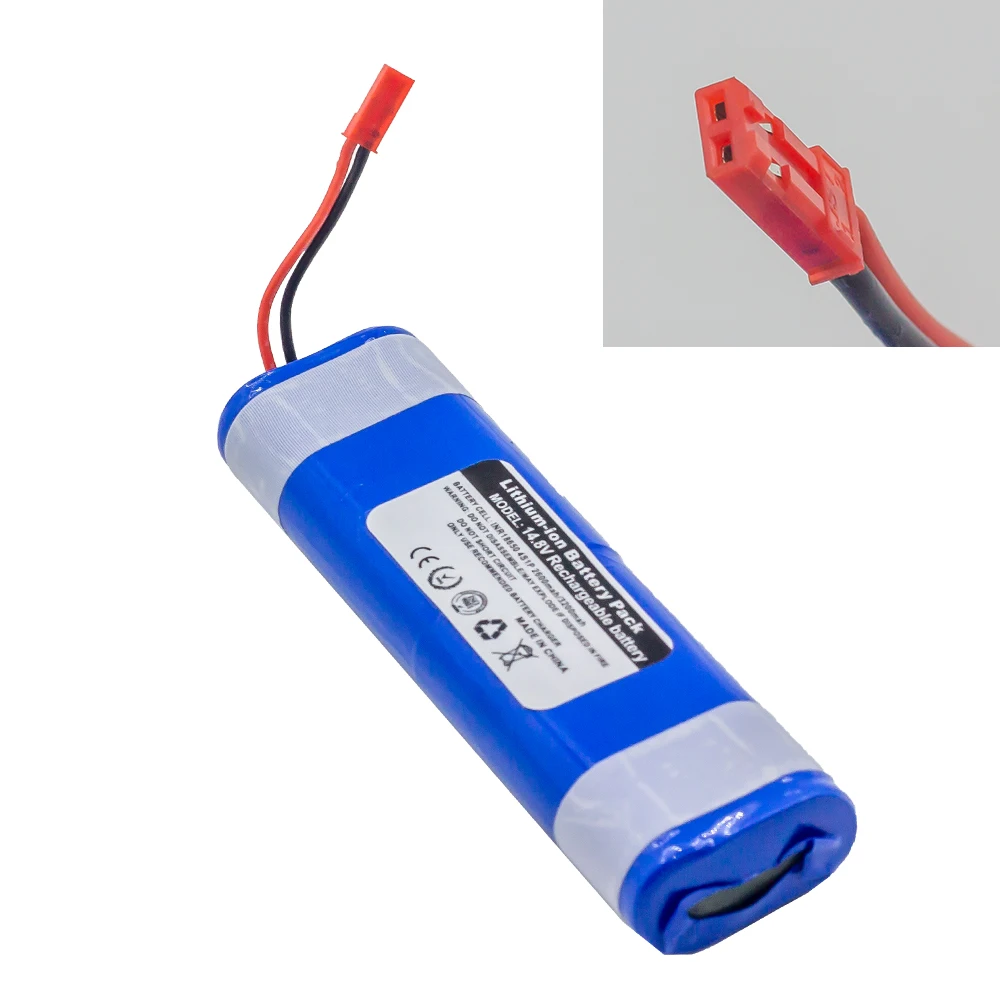 Leelinci 진공 청소기 배터리 14.8V 2600mAh / 3200mAh 리튬 배터리 ILife V50 V55 V8s V3s Pro V5s Pro V8s X750 로봇용