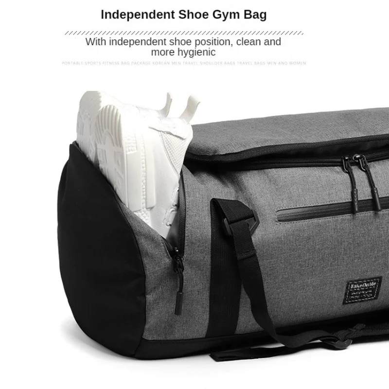 Fitness Bag Dry Wet Separation Fitness Bag Multifunctional Dual Shoulder Men's and Women's Travel Bag