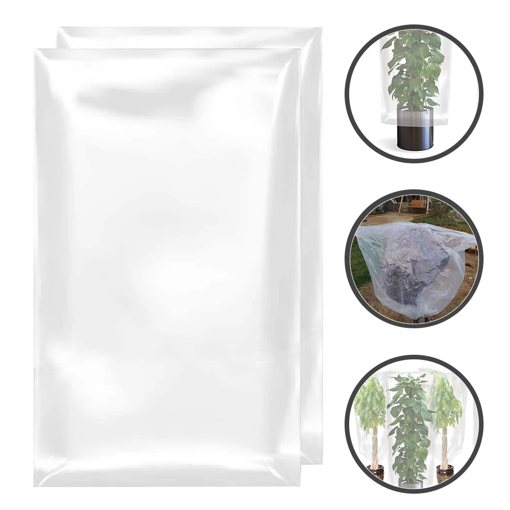 

2Pcs Frost Protection Plant Covers Winter Small Tree Wraps Plant Freeze Protection Covers for Outdoor Plants Frost Cover