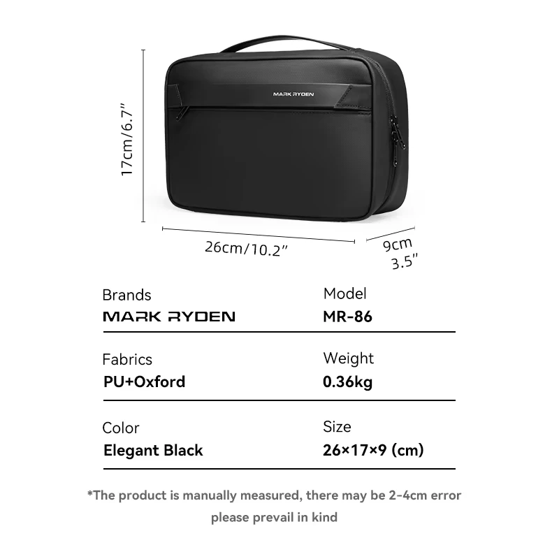 Travel Toiletry Bag Men's Business Trip Gods Dry Wet Separation Fitness Bath Bag Waterproof Makeup Storage Wash Bag