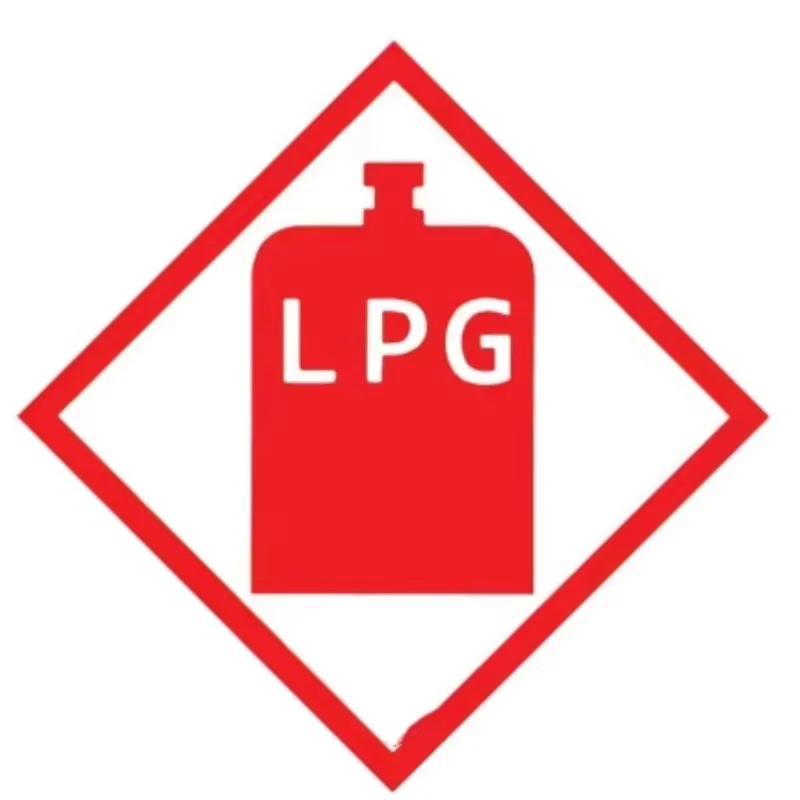 

2 X LPG Warning Sticker Caravan, Motorhome, Campervan Vehicle Van Creative Car Sticker High Quality Vinyl Cover Waterproof PVC