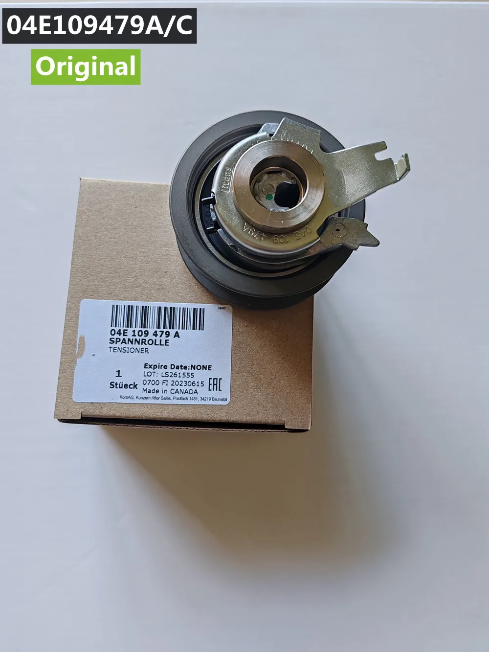 Genuine OEM Timing Tensioner Pulley 04E109479A 04E109479B 04E109479C 04E109479H for VW Golf Audi A1 A3 Skoda 1.2 1.4 TSI EA211