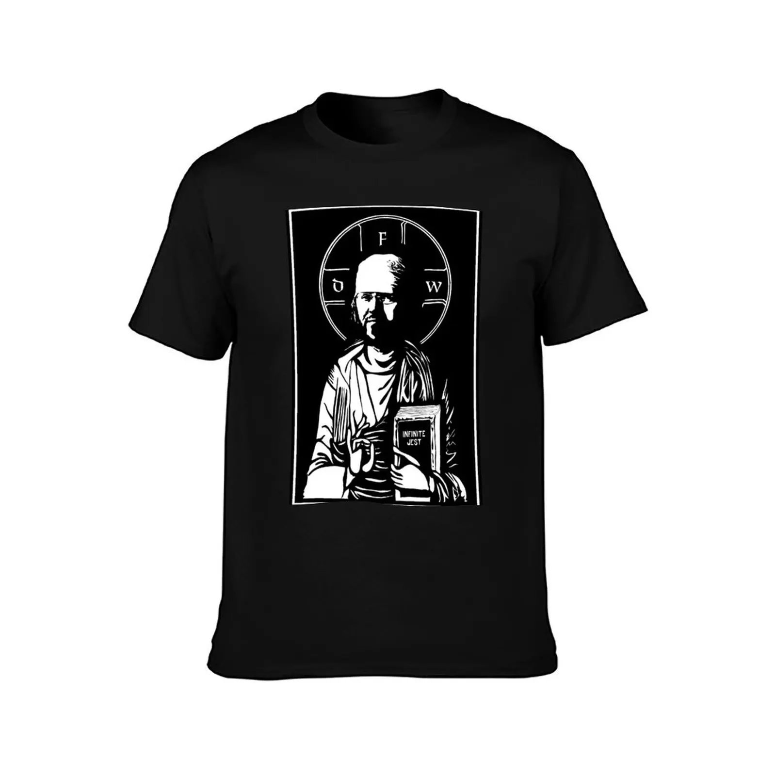 David Foster Wallace T-Shirt Summer Casual Cotton Tee Oversized Streetwear Tops Vintage Graphic Print Loose Fit Short Sleeve
