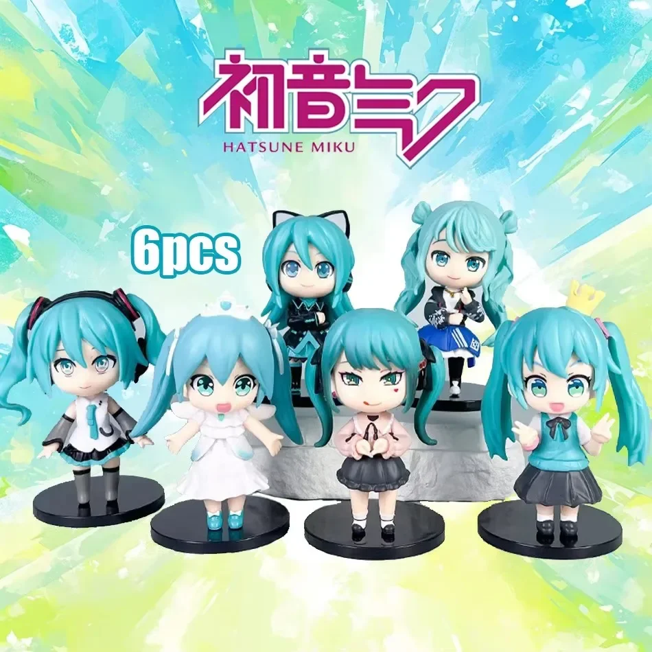 

Аниме nouveau Hatsune Miku Рисунок Mini personnage ornements Kawai Hatsune maison bureau décoration adulte cadeau d'anniversaire