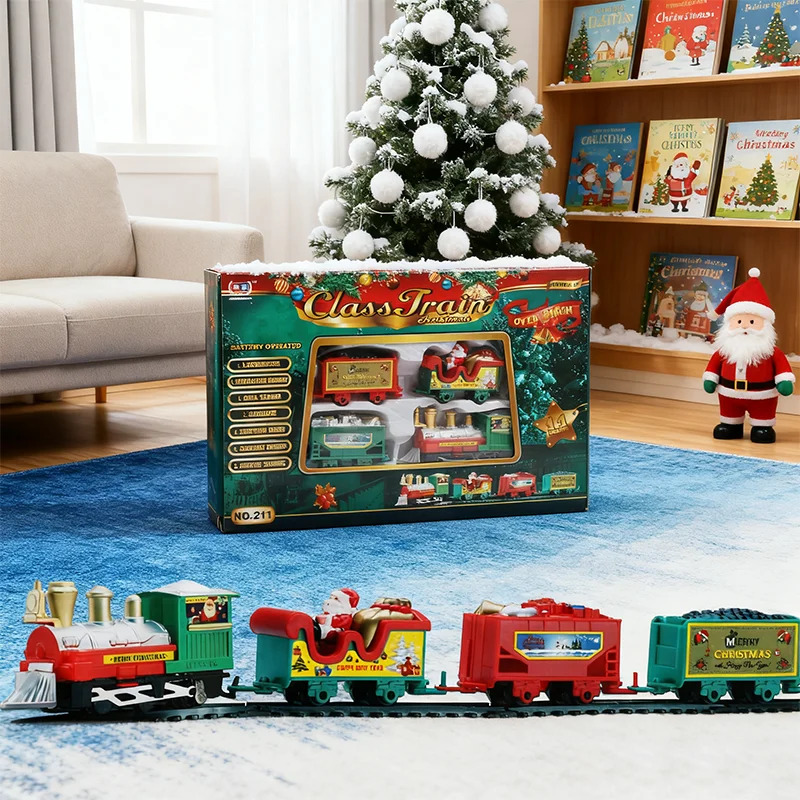 Toy Train Track Set - NEW 2026 Christmas Train Gift Box
