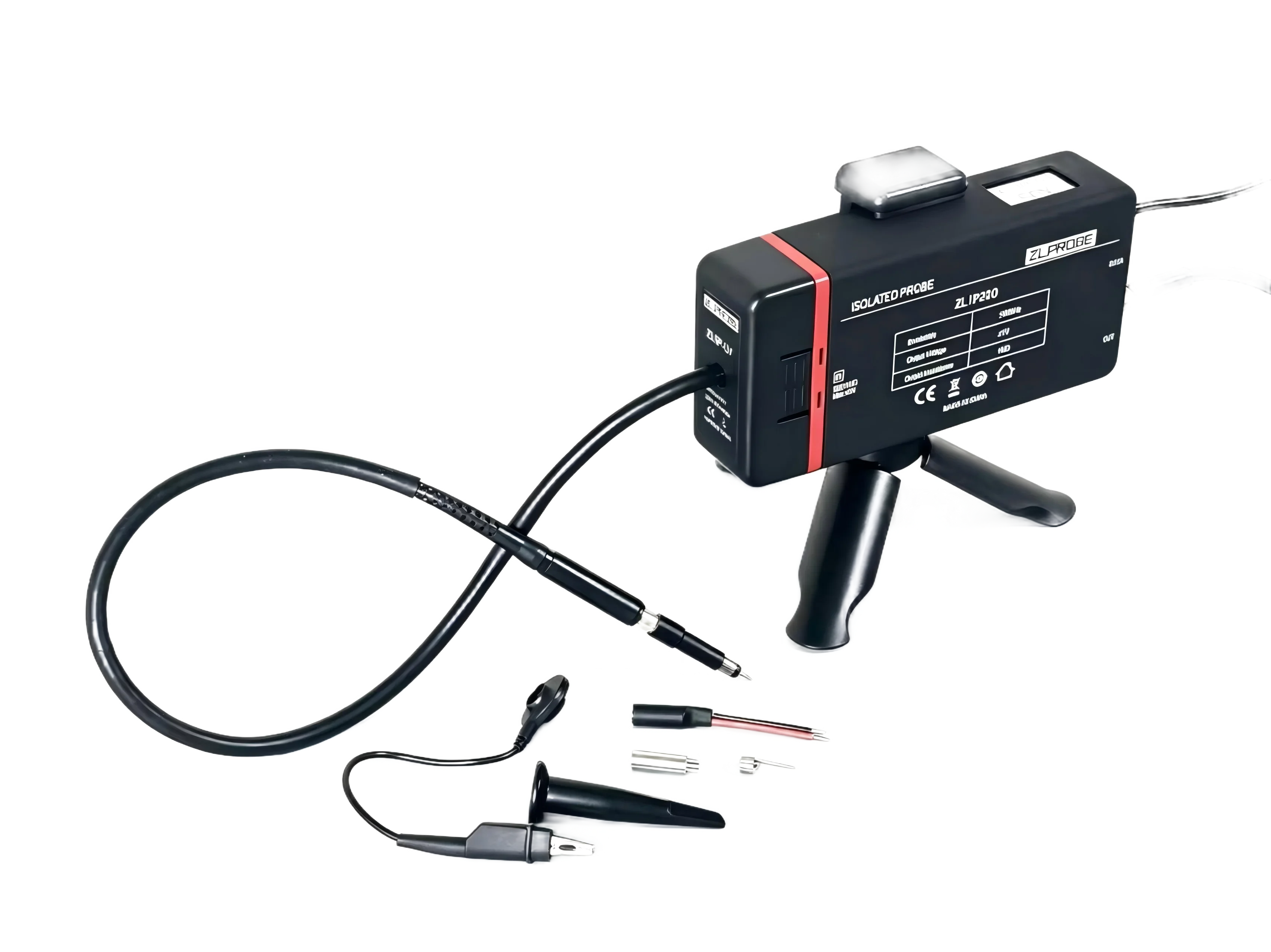 Optical Isolation Probe 200/500MHz High CMRR Fiber Isolated Voltage Probe for Oscilloscope SiC GaN Testing