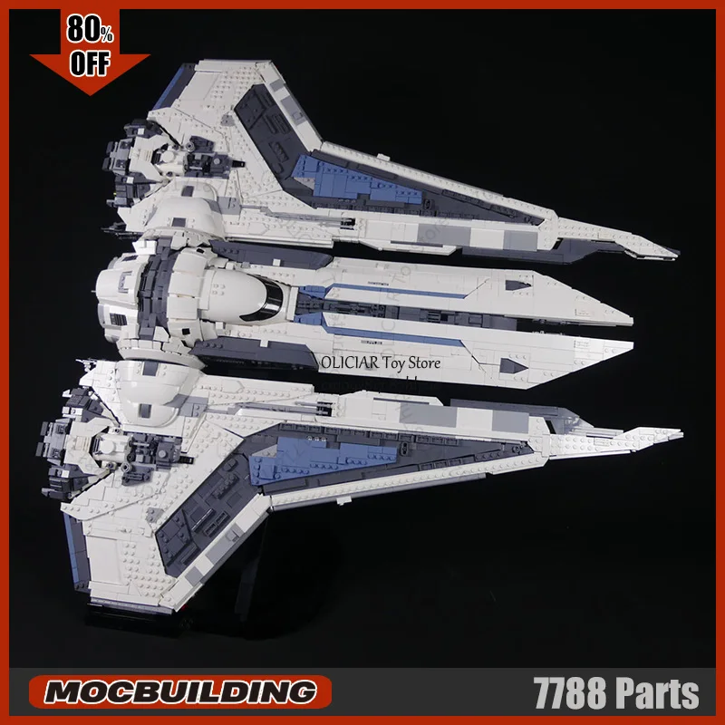 UCCS Gauntlet Starfighter Moc Building Blocks Technology Bricks Spaceship DIY Assembly Display Model Toys Birthday Gifts