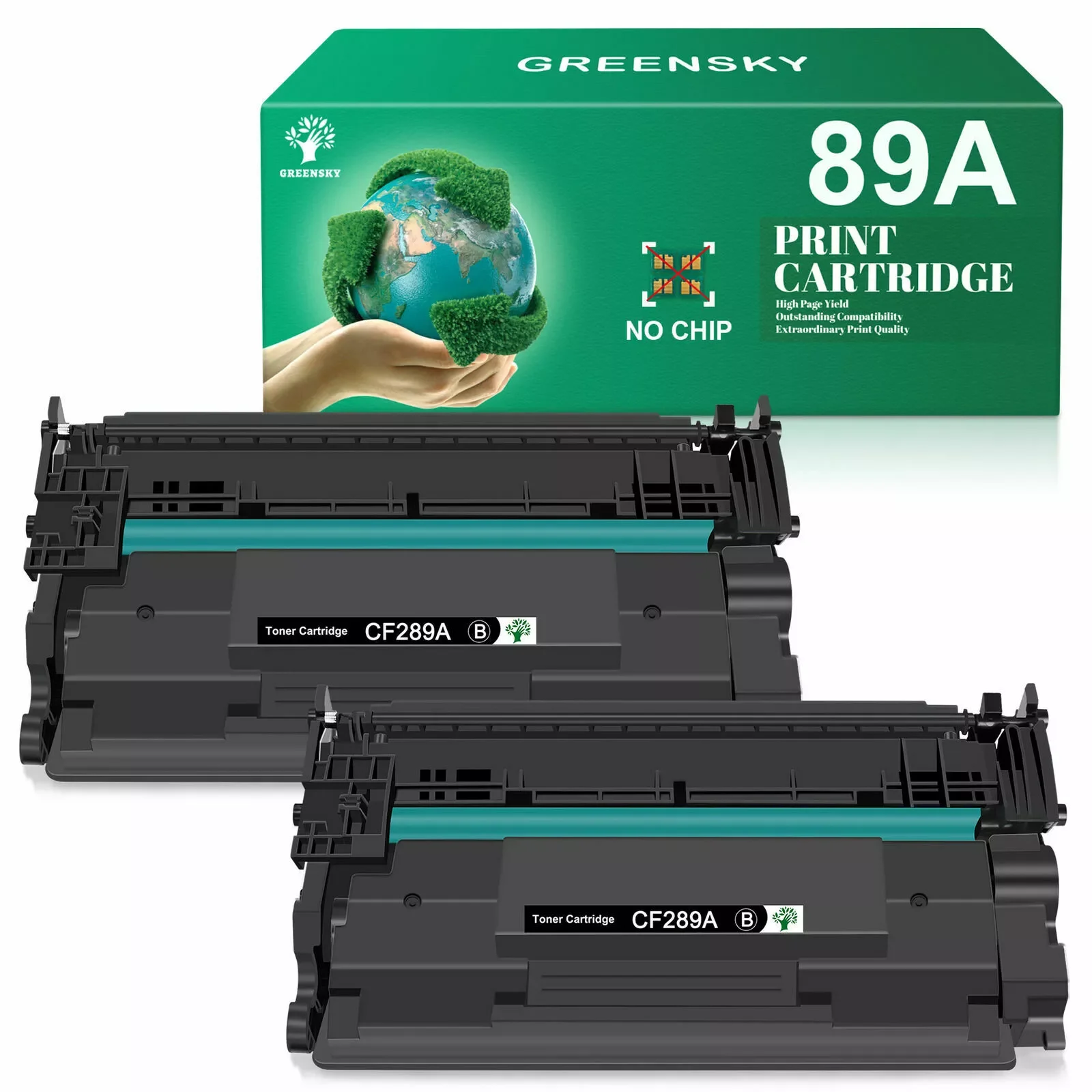 

2x CF289A Тонер для HP 89A LaserJet M528dn M528f M528c M507x M507dn без чипа