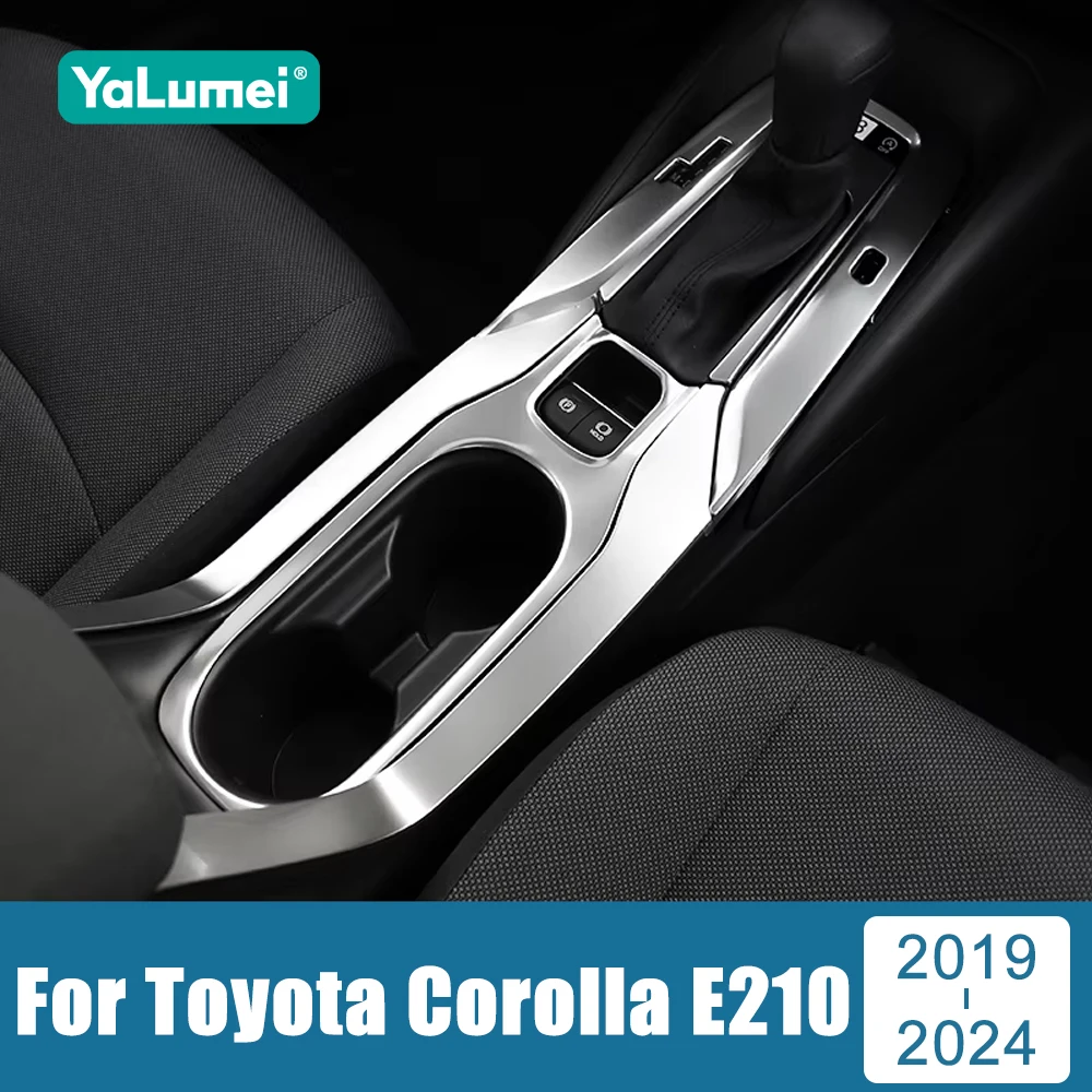 

For Toyota Corolla E210 2019 2020 2021 2022 2023 2024 Hybrid Stainless Car Gear Shift Panel Frame Protector Cover Trim Strips