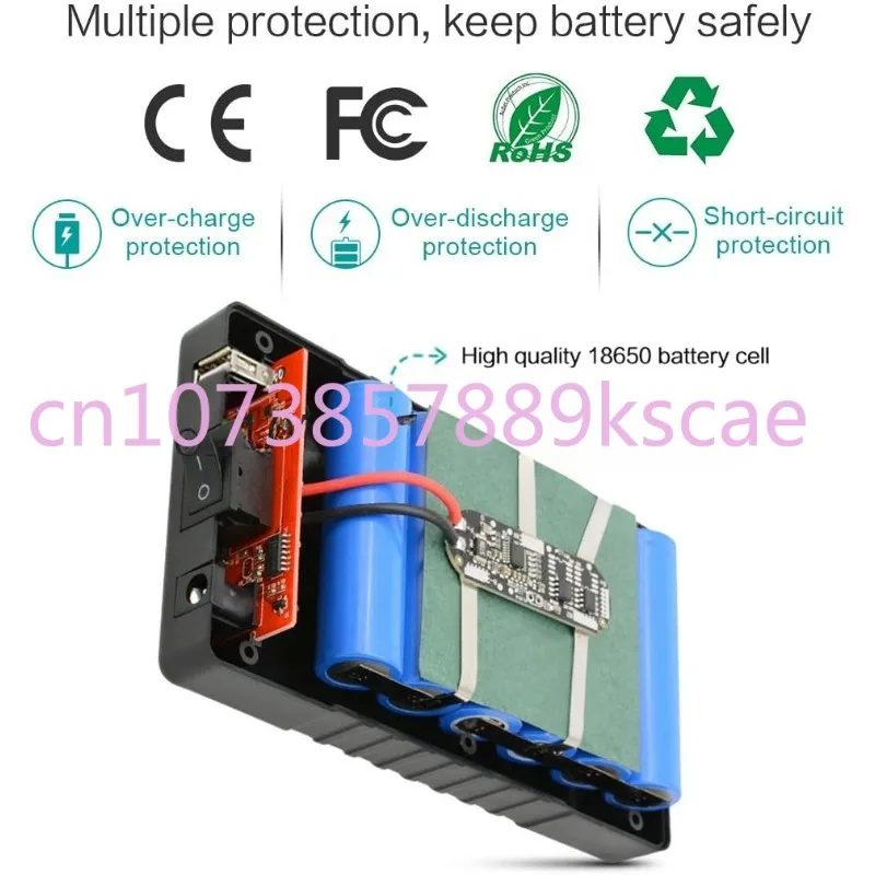 Imagem -03 - Bateria de Iões de Lítio Usb 6000mah 12v