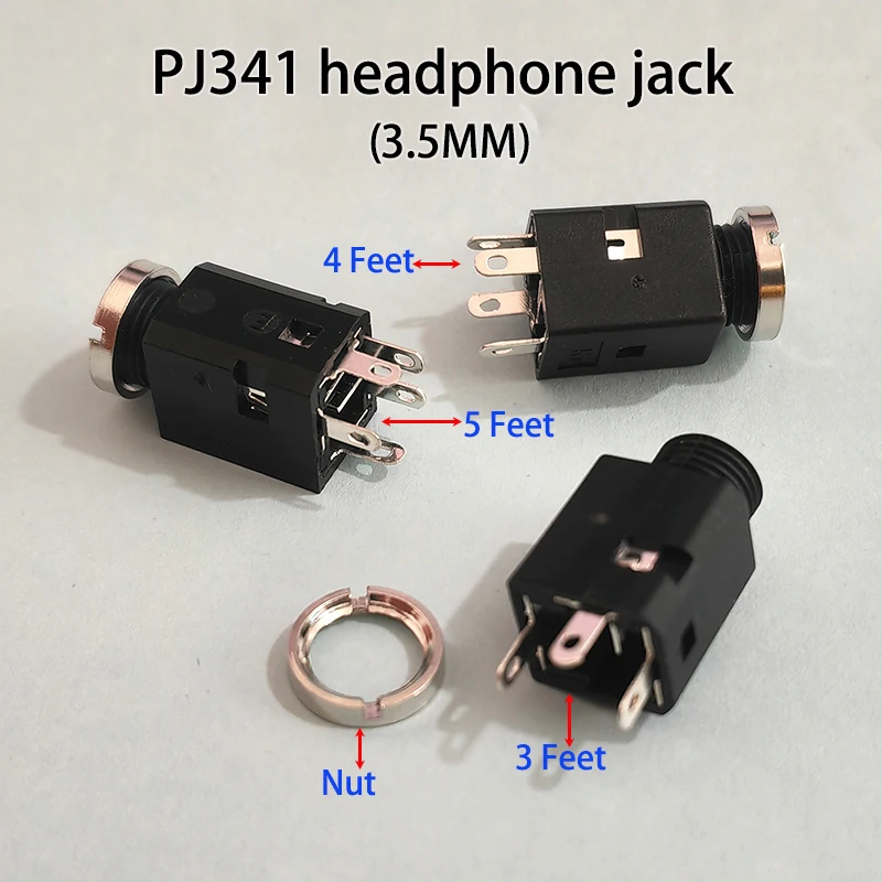 1-5PCS PJ341 Headph…