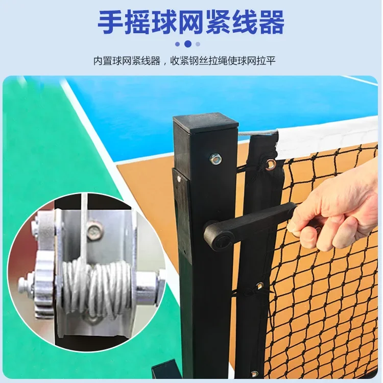 Por Pickleball Net Indoor voor Training Professioneel Opvouwbaar Tennisnet Outdoor