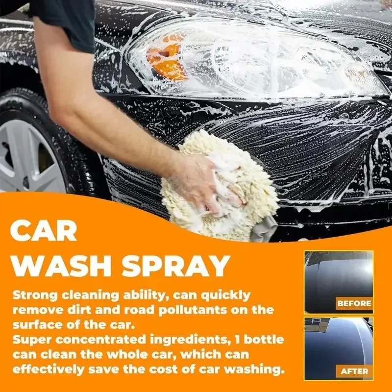 Car Interior Cleaner Gentle Car Wash Shampoo Headliner Cleaner For Car Interior Non-greasy Waterless