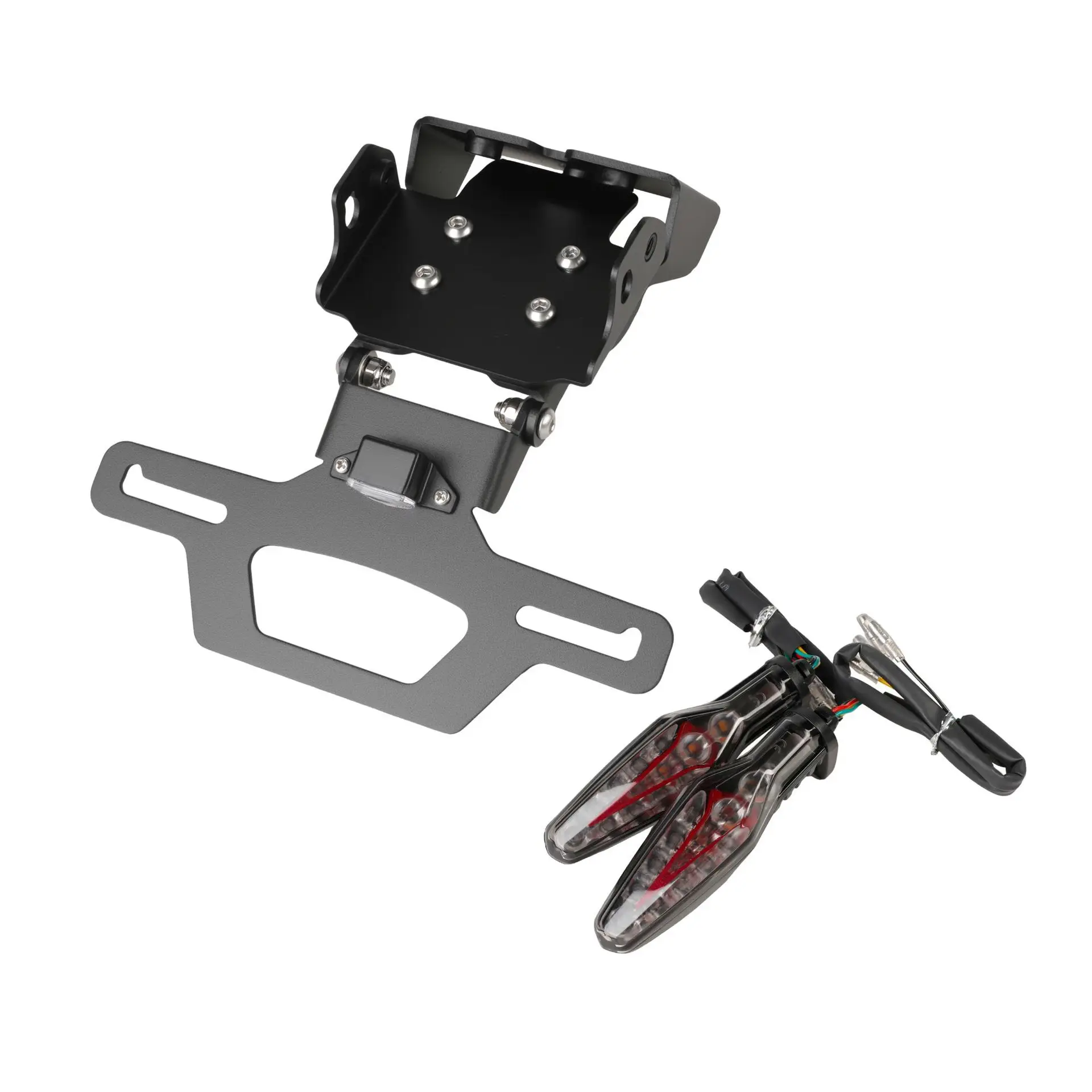 Motorcycle License Plate Holder Fender Eliminator Tail Tidy LED Light New 675SR 675NK Fit For CF-MOTO 675SR-R 675SS 675 SR-R SS