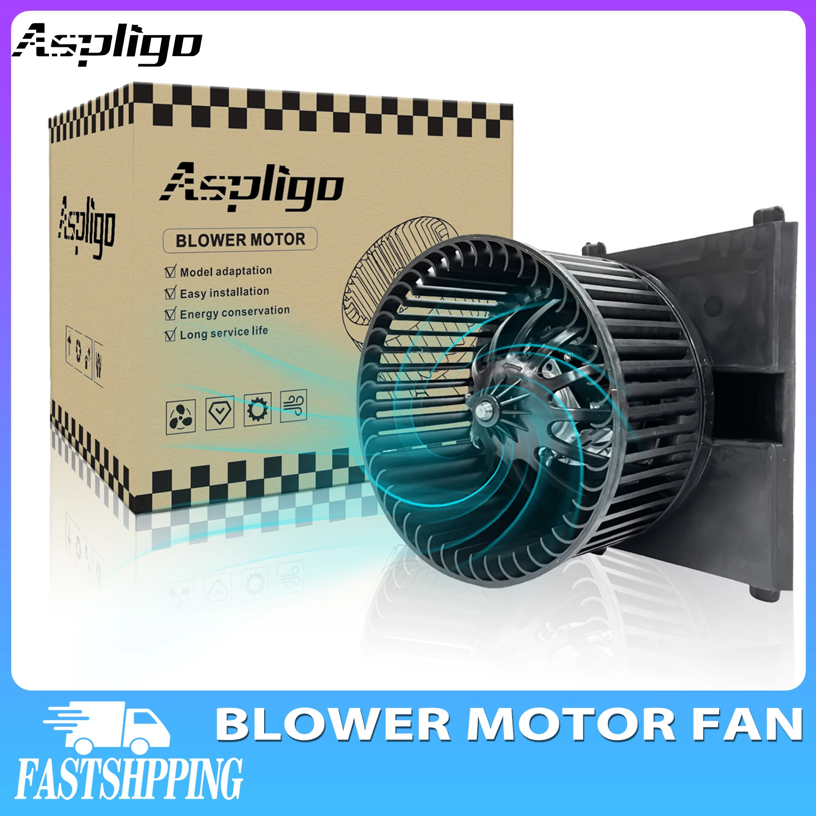 Aspligo Air Conditioning AC Heater Blower Motor Fan For PORSCHE CAYMAN 2006-2012/For VOLKSWAGEN BEETLE 1998-2010/GOLF 1999-2006