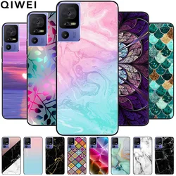 Phone Cases For TCL 40 SE Case Marble Printing Soft TPU Silicon Cover for TCL 40SE Soft Covers For TCL 40 SE Protection Black