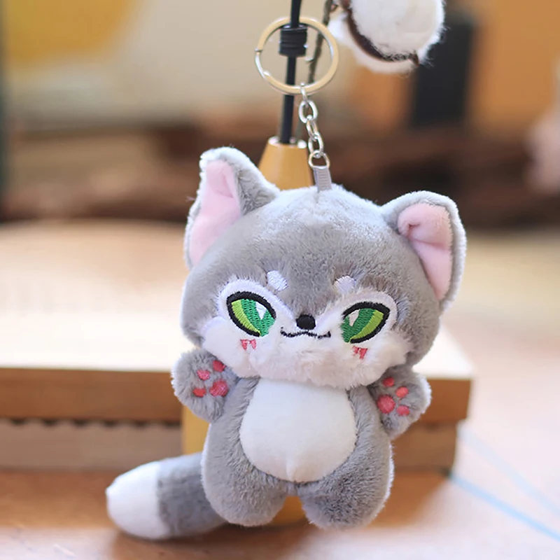 

Горячая распродажа: Модный брелок-подвеска для сумки в виде милого плюшевого лисенка, креативный подарок, украшение