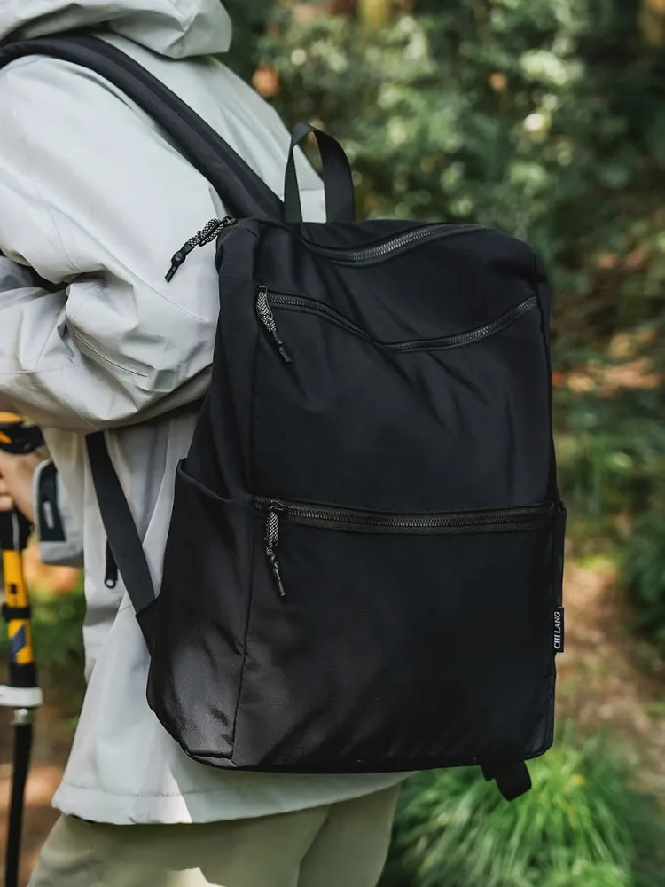 

New 2025 Men's Large Capaci Casual Travel Busin Laptop Bapa Student Bookbag Double oulder Bag Leisure Ox Cloth