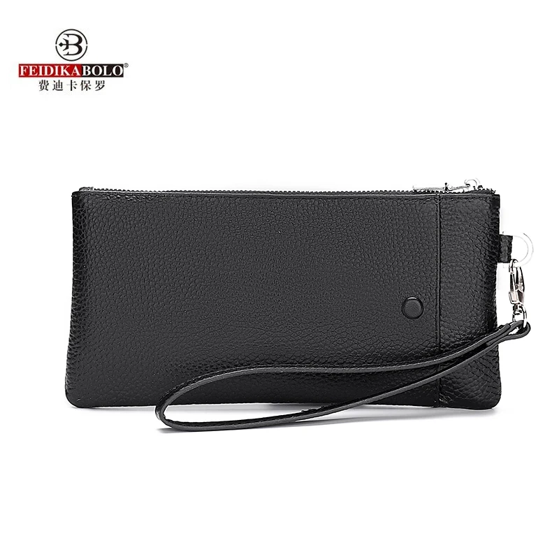 Portefeuille Homme En Cuir Véritable - Format Trifold (tripliage) - Noir - Neuf Avec étiquettes